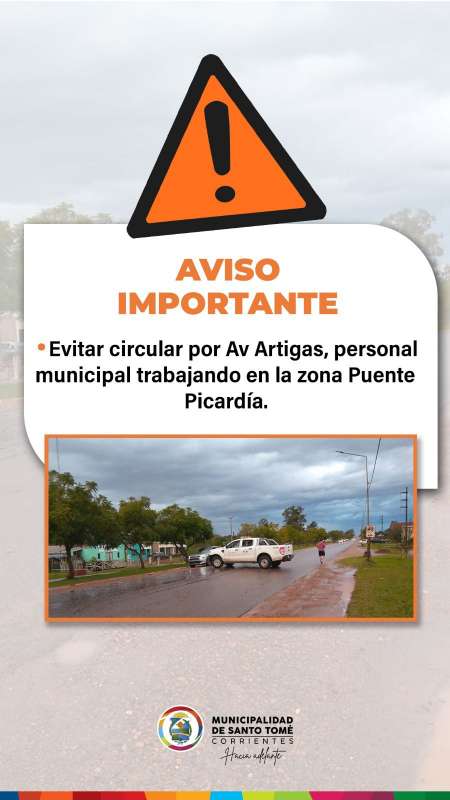 Evitar circular por Av Artigas,